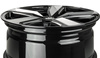 FELGI CARBONADO BLAST 5x112 8.5x20 ET30 Black Front Polished Edges Polished