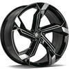 Felgi Carbonado SUPERSTAR 5x112 10x22 ET20 Black Front Polished