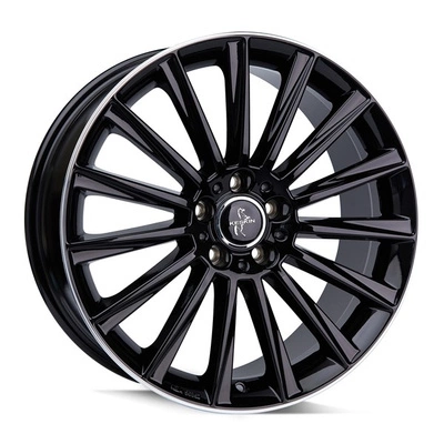FELGI KESKIN KT18 7x17 5x120 ET35 Black Lip Polish