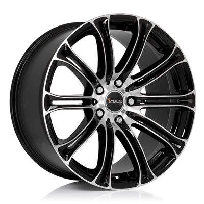 FELGI AVUS AC-MB1 5x120 8.5x19 ET15 BLACK POLISHED