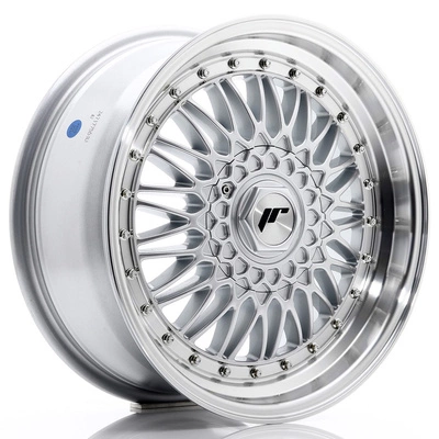 FELGI JAPAN RACING JR9 17x7.5 ET20-35 BLANK Silver w/Machined Lip+Silver Rivets