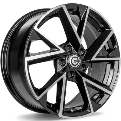 FELGI CARBONADO SUMMER 5x112 7x17 ET40 Black Front Polished