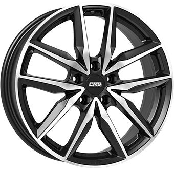 Felgi CMS C28 5x112 7.5x18 ET53 Gloss Black Polished