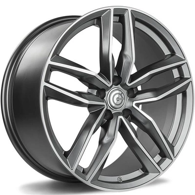 FELGI CARBONADO STYLE 5x112 8x18 ET35 Matt Anthracite Front Polished