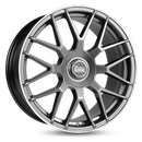 FELGI MAM GT1 5x112 9.5x19 ET42 PALLADIUM LIP POLISH