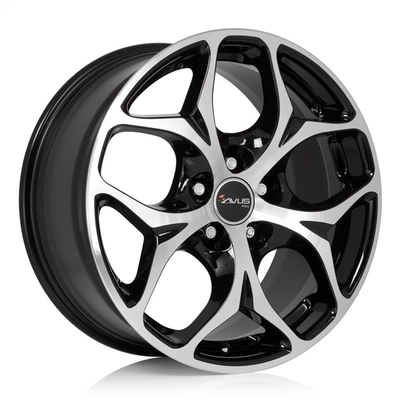 FELGI AVUS AC-MB2 5x130 8.5x18 ET58 BLACK POLISHED
