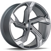 Felgi Carbonado SUPERSTAR 5x112 10x22 ET20 Matt Anthracite Front Polished