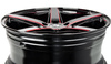 FELGI SEVENTY9 SV-N 5x112 9.5x19 ET38 Black Glossy Milled Red