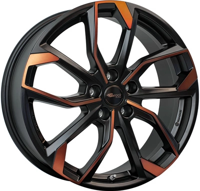 Felgi RC-Design RC34 5x112 8x19 ET45 Black Orange Matt
