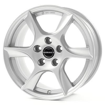 FELGI BORBET TL 5x100 5.5x15 ET38 Brilliant Silver