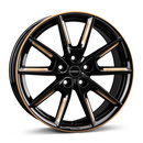 Felgi Borbet LX18 5x108 8x18 ET45 Black Glossy Gold Spoke Rim