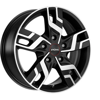 FELGI RONAL R64 5x130 7x17 ET33 Jetblack Matt Front Diamond Cut