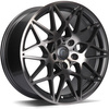 FELGI CARBONADO CRAZY 5x120 8.5x18 ET35 Anthracite Front Polished