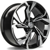 FELGI CARBONADO SLINGSHOT 5x112 8.0x18 ET45 Black Front Polished