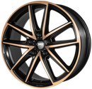 FELGI CMS C30 5x108 7x17 ET50 Diamond Black Copper