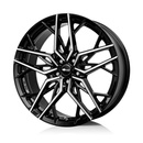 Felgi Brock B44 5x114.3 8.5x19 ET35 Glossy Black Polished