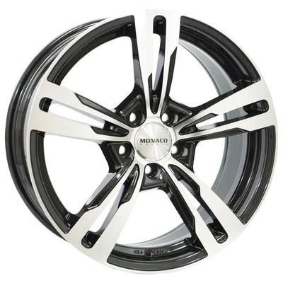 FELGI MONACO GP4 5x112 8x18 ET45 Gloss Black Polished