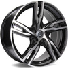 FELGI CARBONADO PUNCH 5x108 8x18 ET45 Black Front Polished