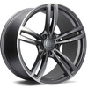 FELGI CARBONADO DIAMOND 5x120 8.5x19 ET33 Matt Anthracite Front Polished