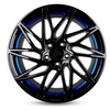 FELGI KESKIN KT20 5x112 8x18 ET30 BLACK PAINTED BLUE INSIDE