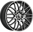 FELGI CMS C25 5x100 7x17 ET40 Diamond Black Gloss