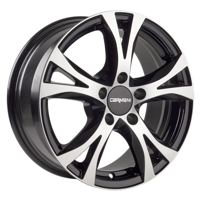 FELGI CARMANI 9 COMPETE 5x108 6.5x15 ET45 Black Polish