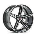 FELGI AXE EX14 5x100 8x18 ET42 Black Polished