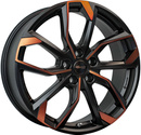 Felgi RC-Design RC34 5x112 8.5x20 ET38 Black Orange Matt