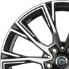 Felgi Carbonado STAR 5x112 9.5x22 ET25 Black Front Polished