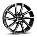 FELGI BORBET V 5x114.3 7x19 ET45 Black Polished Glossy