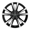 FELGI RIAL M12 5x112 8x19 ET43 Diamond Black Front Polished