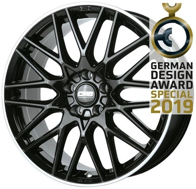 FELGI CMS C25 4x100 7x17 ET50 Diamond Rim Black Gloss