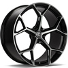 Felgi Carbonado FANCY 5x112 9.5x22 ET25 Black Front Polished