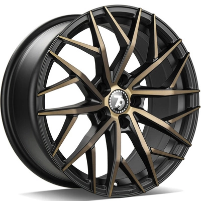 Felgi SEVENTY9 SV-C 5x114.3 8.5x19 ET40 Black Glossy Gold Front