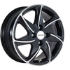 FELGI RONAL R51 4x108 7x16 ET25 Jetblack Front Diamond Cut