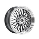 FELGI LENSO EAGLE 3 4x100 7.5x17 ET35 Black Polished Mirror Dish
