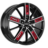 FELGI RONAL R67 RED 5x108 8x18 ET40 Jetblack Front Diamond Cut