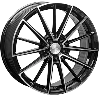 Felgi MONACO FF1 5x114.3 8.5x19 ET40 Gloss Black Polished