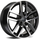 Felgi Carbonado ICE 5x100 6x15 ET38 Black Front Polished