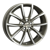 Felgi Autec Astana 5x112 8x19 ET45 Titanium Silver Polished