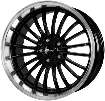 Felgi Brock B24GP 5x108 9x20 ET40 Glossy Black Horn Polished