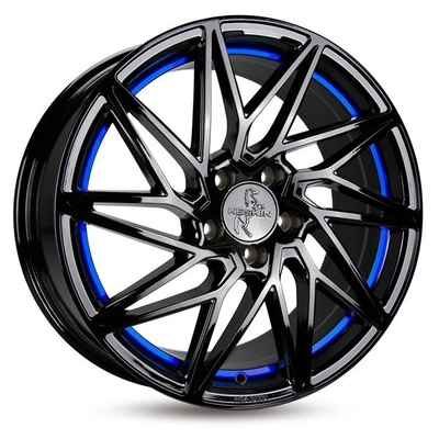 FELGI KESKIN KT20 5x112 8.5x20 ET45 BLACK PAINTED BLUE INSIDE