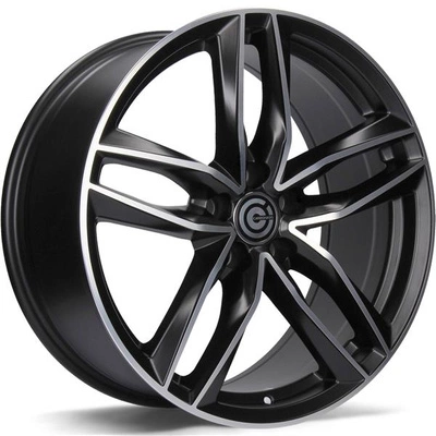 FELGI CARBONADO STYLE 5x112 8x18 ET35 Matt Black Front Polished
