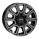 Felgi Rial TRANSPORTER 2 6x130 6.5x16 ET50 Diamond Black Front Polished