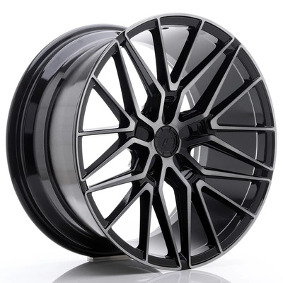 Felgi Japan Racing JR38 20x10 ET20-45 5H BLANK Black Brushed w/ Tinted Face