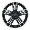 FELGI RONAL R58 5x105 8x20 ET40 Jetblack White Rim