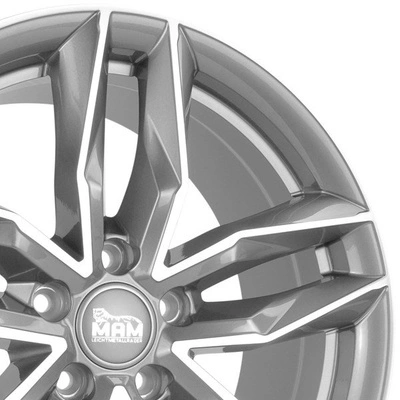 FELGI MAM RS3 5x112 8.5x19 ET45 Palladium Front Polish