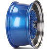 FELGI SEVENTY9 SV-F 4x100 7x16 ET35 Blue Lip Polished