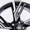 Felgi MAM RS5 5x100 7.5x17 ET35 Black Front Polish