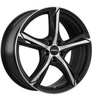 FELGI RONAL R62 5x112 8.5x20 ET40 Jetblack Matt Front Diamond Cut